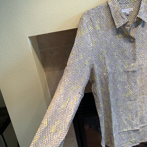 Geo printer blouse - Picture 6 of 9